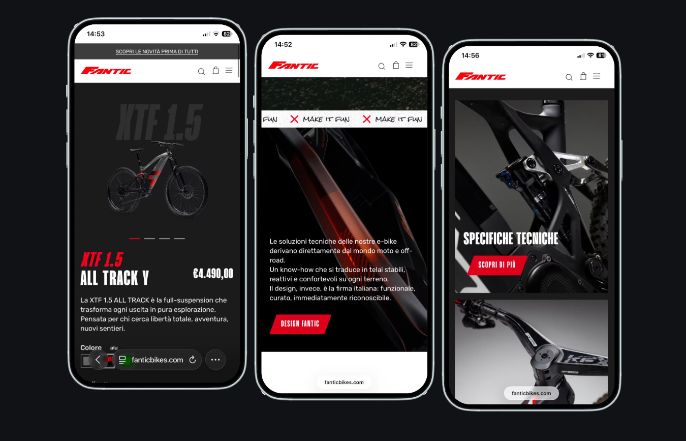 THE NEW FANTICBIKES.COM IS ONLINE